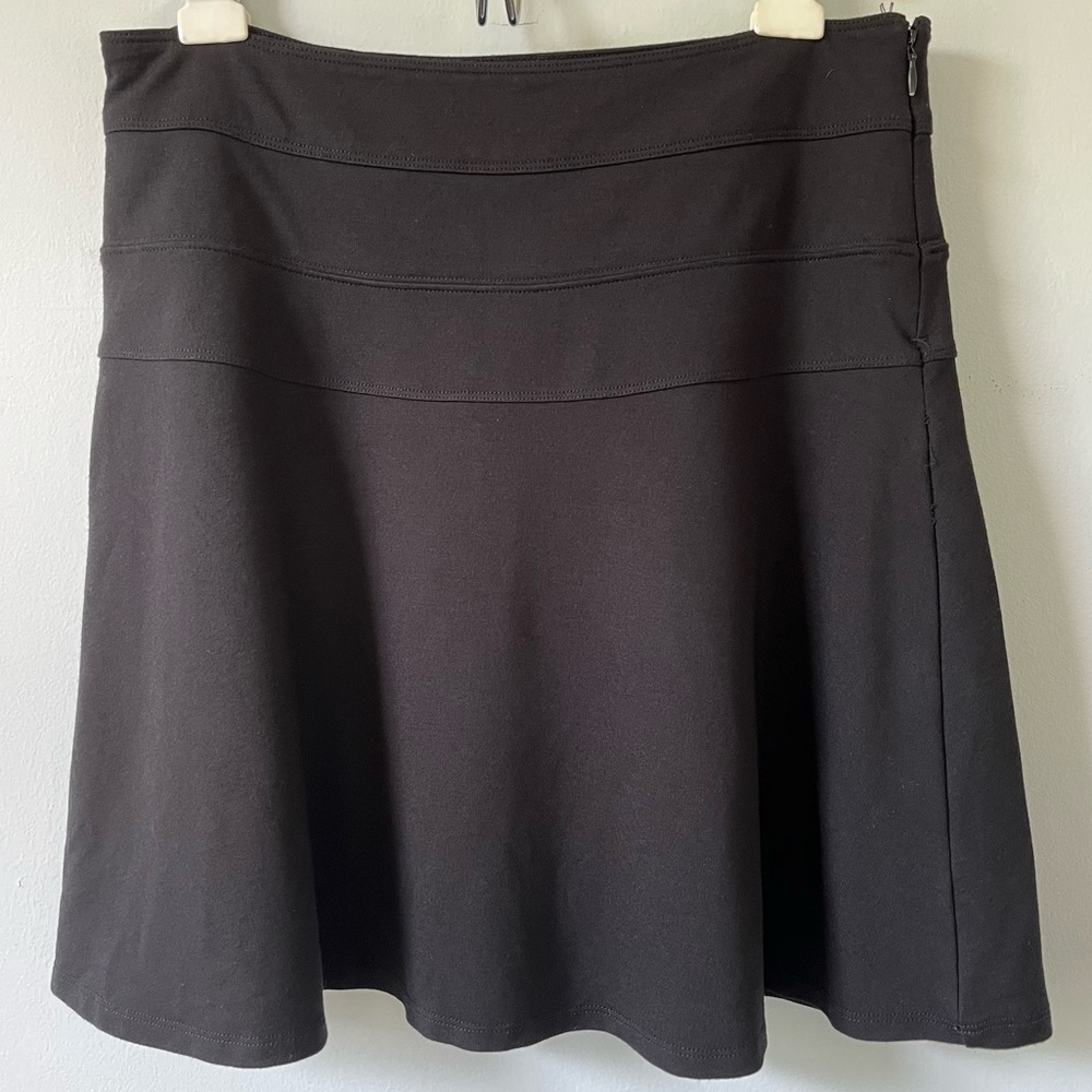 Athleta Black A-Line Skirt, Size 4